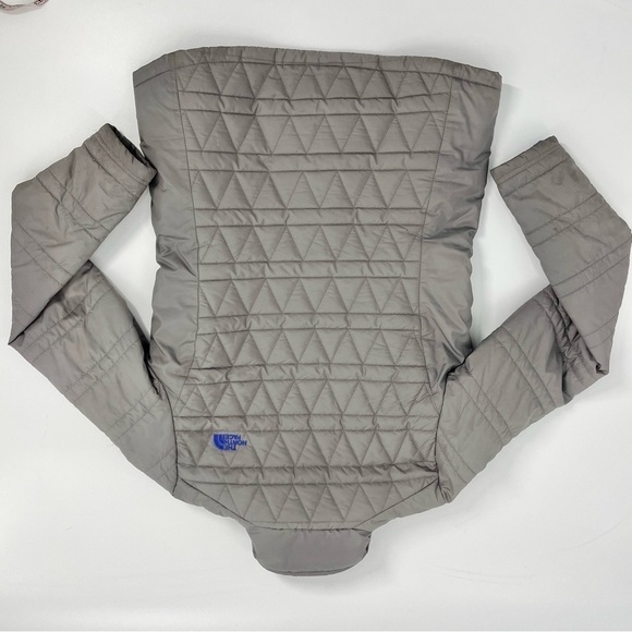 The Northface grey blue puffer thermaball trakker jacket women's S athleisure - Picture 8 of 13